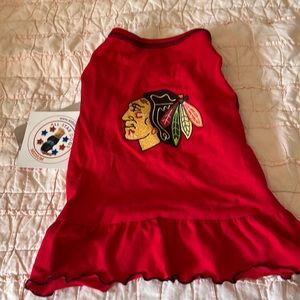 Chicago blackhawks doggie dress